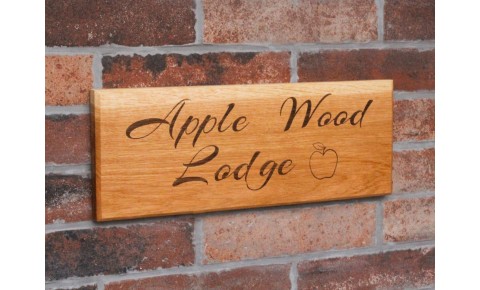 Wooden House Sign | 150 x 400
